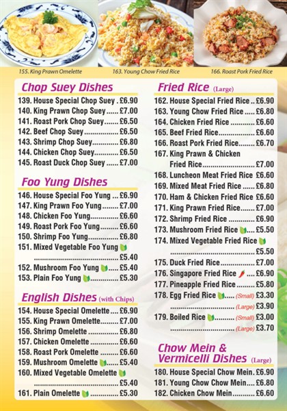 Menu of Kwong Ming, Chinese takeaway in Caerphilly